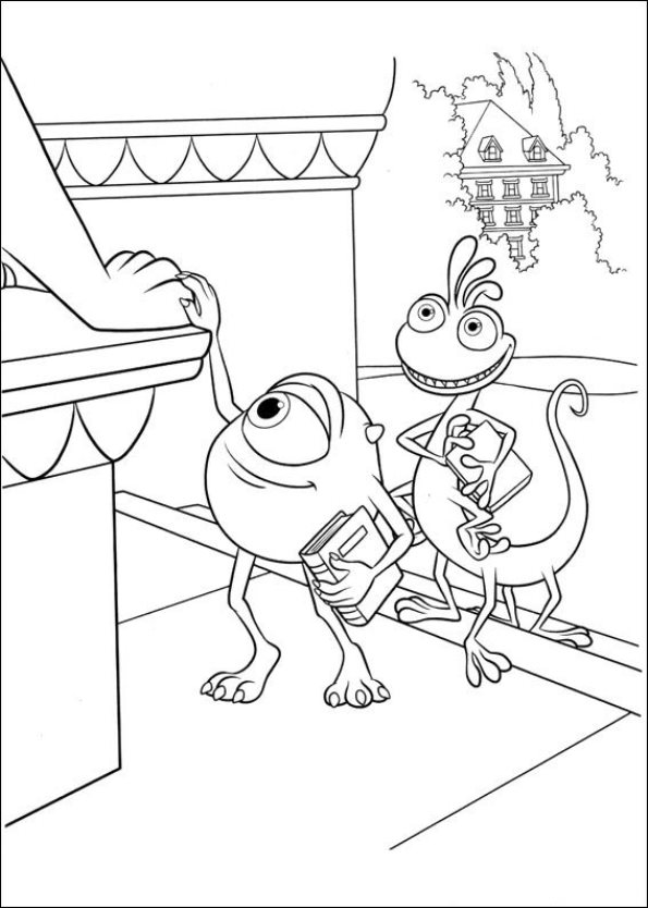 Monster University Coloring Printable Coloring Pages